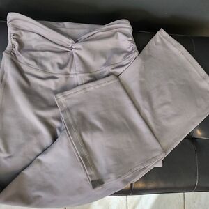 Gilly Hicks Mauve Flare Leggings